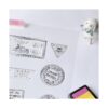 Sellos transparentes de correo patrón de viaje de viaje_4
