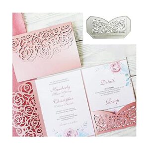 Troqueles de corte de base de tarjeta de invitación de