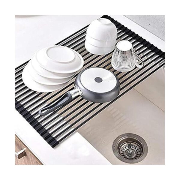 Ahyuan Estante de secado de platos grande enrollable_2