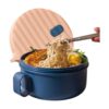 Juego de cuencos de ramen para microondas con tapa olla_1