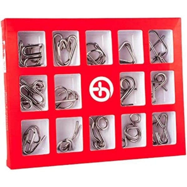 Ahyuan 15 piezas IQ Test Mind Game Toys IQ Juguetes_1
