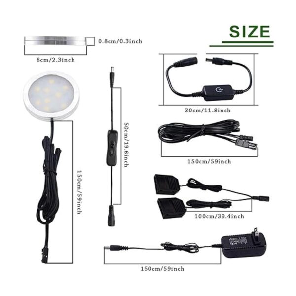 Aiboo kit de iluminación LED para debajo de un gabinete_3