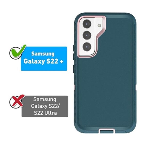 AICase Funda para Galaxy S22 Plus con protector de_2