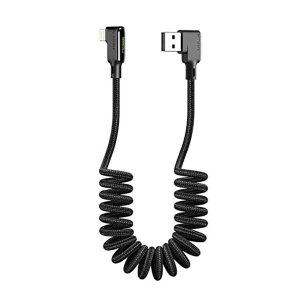 AICase Cable de carga en espiral de 90 grados diseño de_1