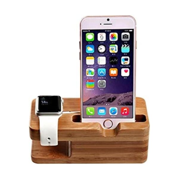 AICase Soporte para reloj iWatch de madera de bambú_1