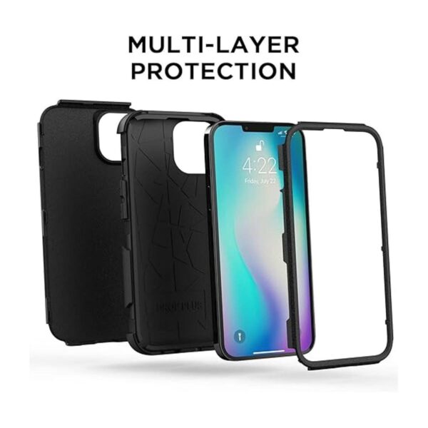 AICase Funda para iPhone 14 6.1 pulgadas resistente de_3