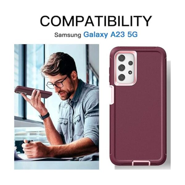 AICase Funda para Galaxy A23 6.6 pulgadas resistente_2