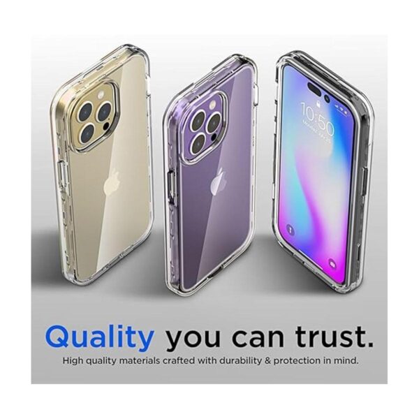 AICase Funda transparente para iPhone 14 Pro 6.1_2