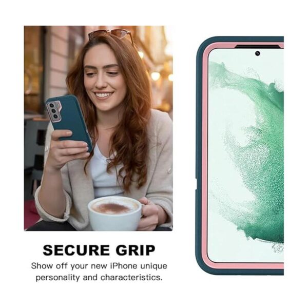 AICase Funda para Galaxy S22 Plus con protector de_5