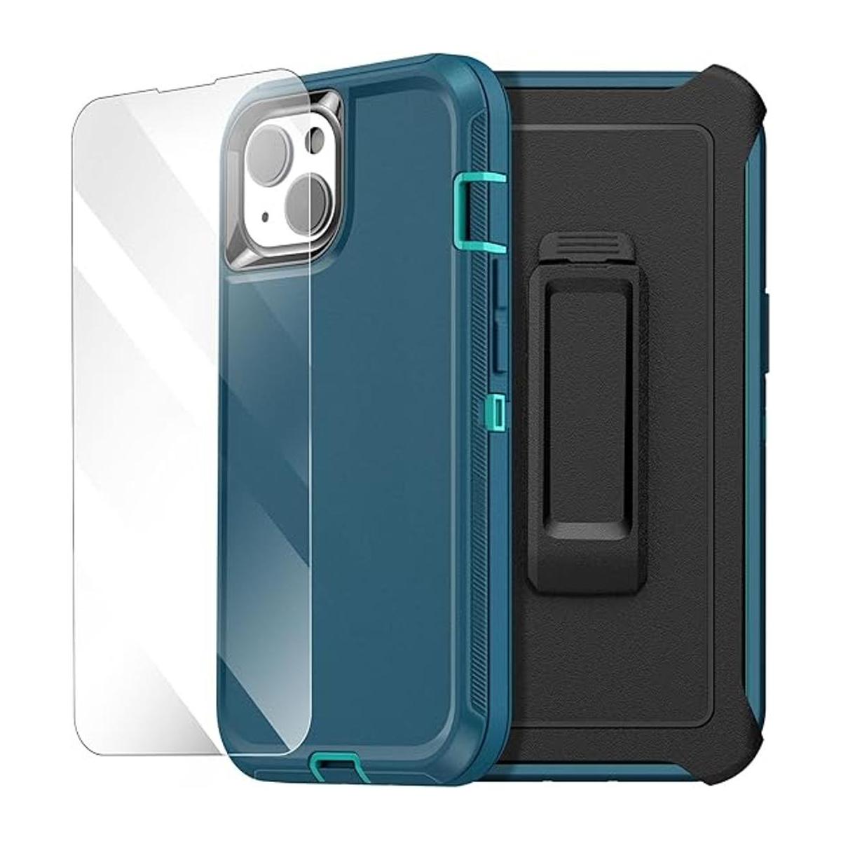 AICase Funda con clip de cinturón para iPhone 14 Plus 6.7
