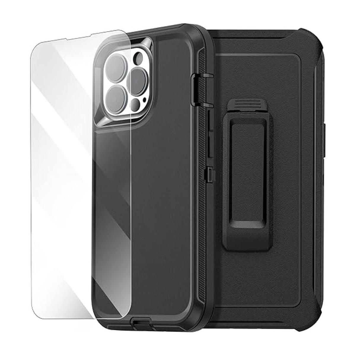 AICase Funda con clip para cinturón para iPhone 14 Pro