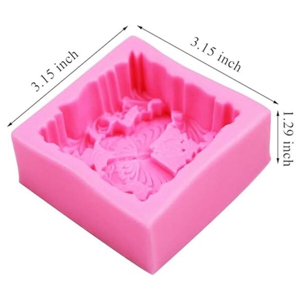 AIDOIT Moldes de jabón de silicona paquete de 2 moldes