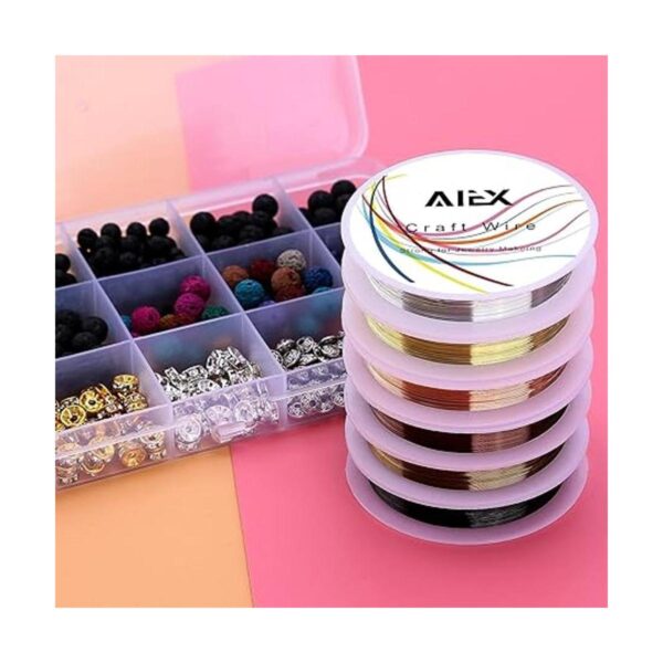 AIEX 6 rollos de calibre 22 resistente al deslustre_4
