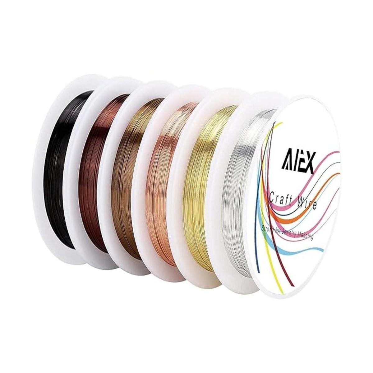 AIEX 6 rollos de calibre 22 resistente al deslustre
