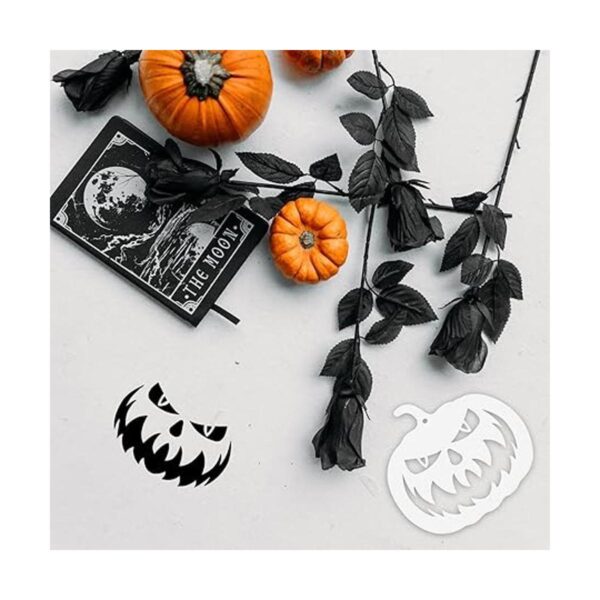 AIEX 20 plantillas de Halloween reutilizables 6 x 6