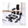 AIEX Kit surtido de 100 arandelas de goma planas_4