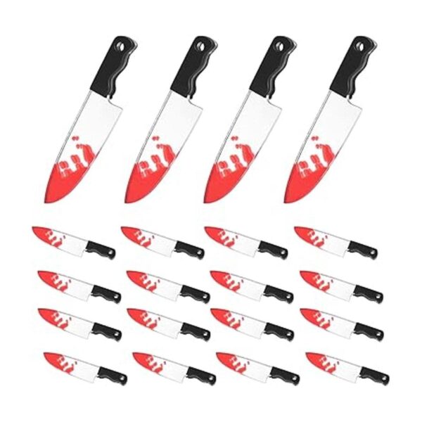 AIEX 20 colgantes de cuchillo de Halloween adornos de_1