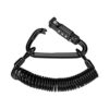 Ailelan Motorcycle Helmet Lock Cable Sleek Black Tough