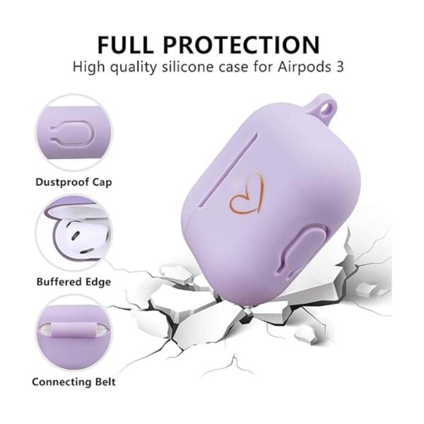 AIIEKZ Funda compatible con AirPods 3 2021 funda de
