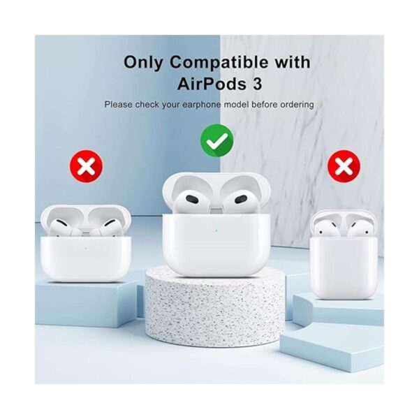 AIIEKZ Funda compatible con AirPods 3 2021 funda de