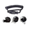 Ailelan Motorcycle Helmet Lock Cable Sleek Black Tough