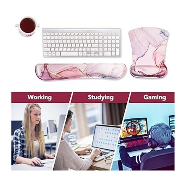 AIMSA Reposamuñecas ergonómico para teclado y mouse pad_6