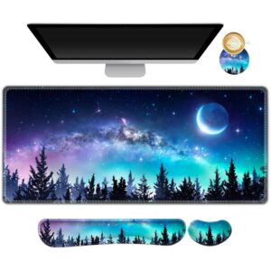 AIMSA Juego de alfombrilla de mouse grande para juegos_1