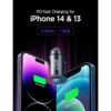 AINOPE Cargador de coche USB C de 48 W para iPhone carga_4