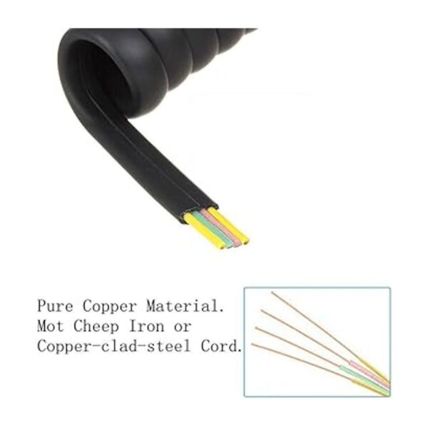 AIMIJIA Cable para teléfono móvil 13 pies sin enrollar_2