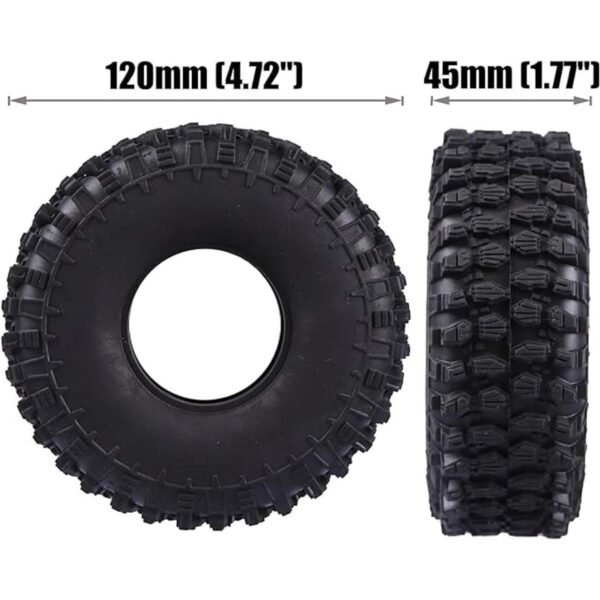 AIMROCK Neumáticos RC Crawler de 4.7 pulgadas de diámetro_2