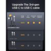 Cable USB C a USB C de 60 W 3.1 A paquete de 2 unidades_2