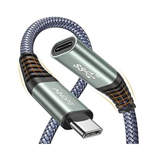 1 M3.3 pies Cable de extensión USB C trenzado de nailon_1