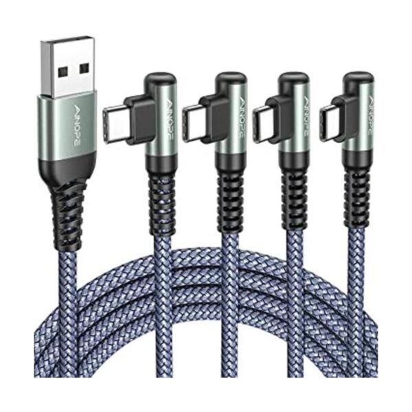 Paquete de 4 cables USB C 106.63.33.3 pies Cargador_1