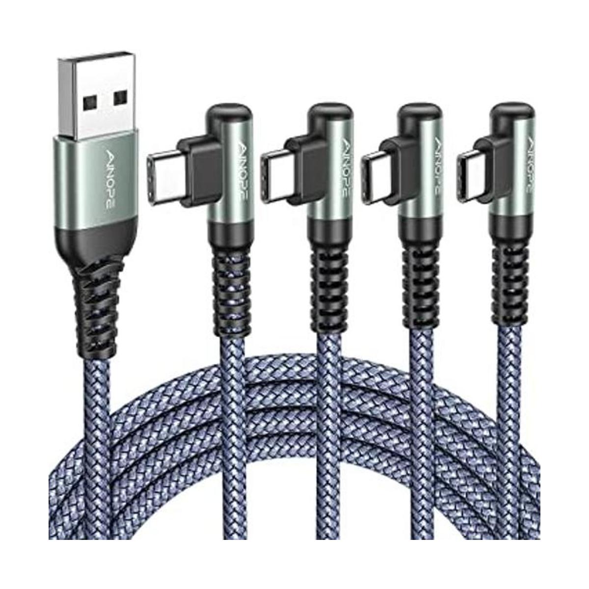 Paquete de 4 cables USB C 106.63.33.3 pies Cargador