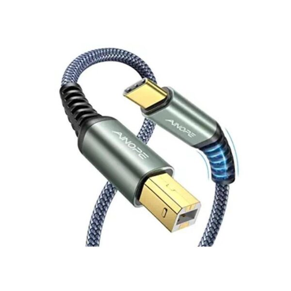 AINOPE Cable de impresora USB B a USB C de 6.6 pies_1