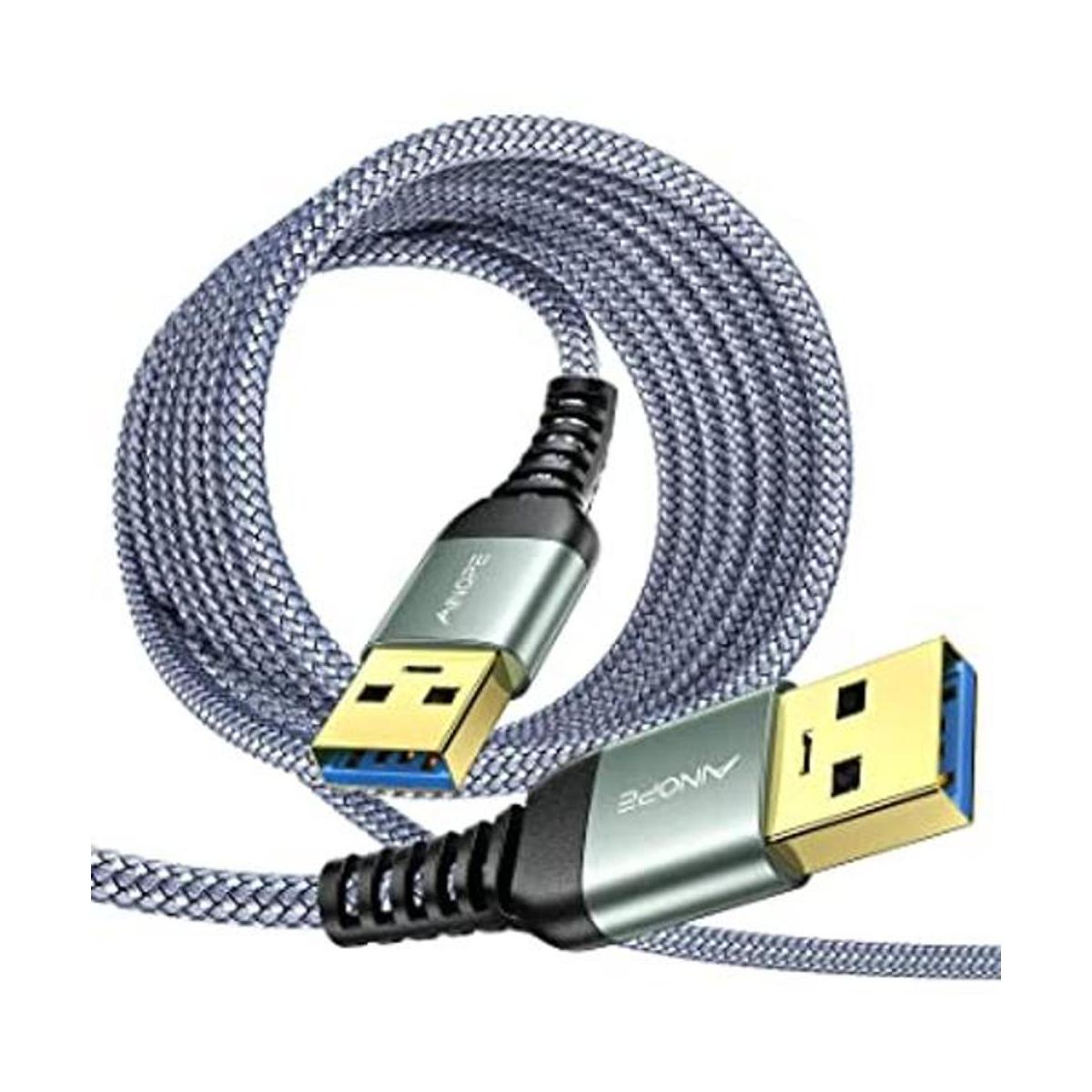 AINOPE Cable USB 3.0 A a macho de 10 pies cable USB 3.0 a