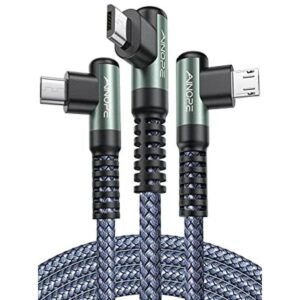 AINOPE Cable micro USB 3 unidades 6.6 pies10 pies_1
