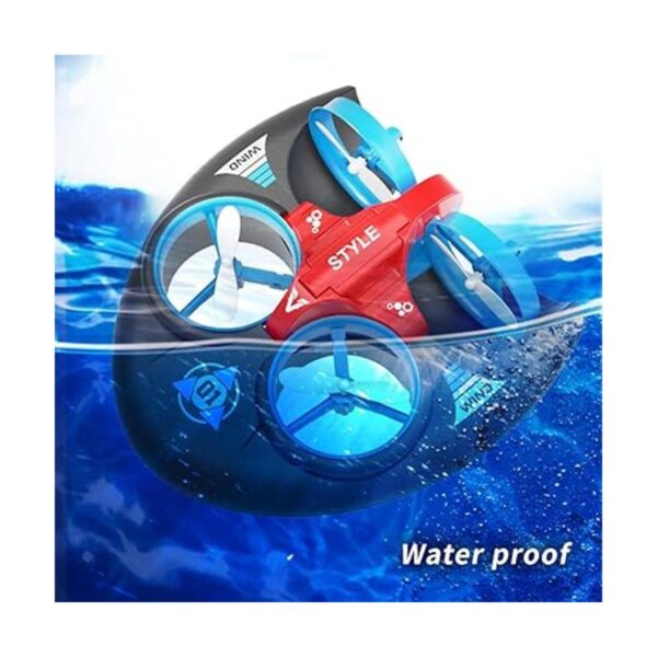 AIROKA Dron de 3 en 1 Sea Land and Air 360 con ruedas_5