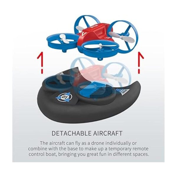 AIROKA Dron de 3 en 1 Sea Land and Air 360 con ruedas_3