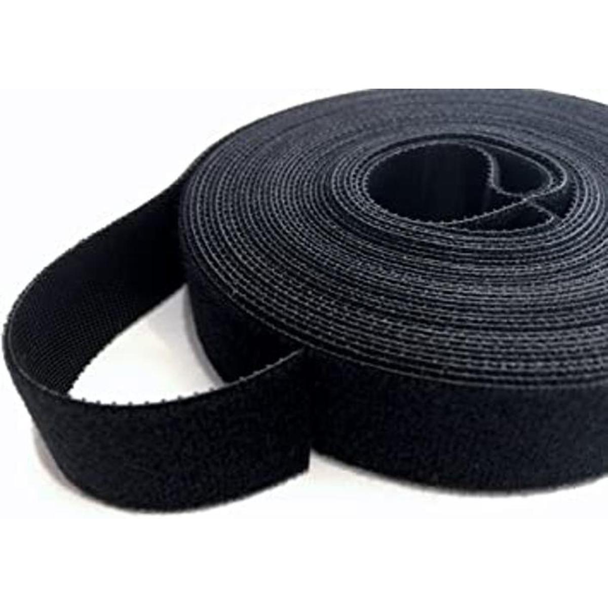 airnix Black Nylon Cable Tie rollo doble cara Hook