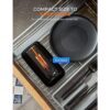 Mantequilla con tapa y cuchillo soporte de cerámica para_4