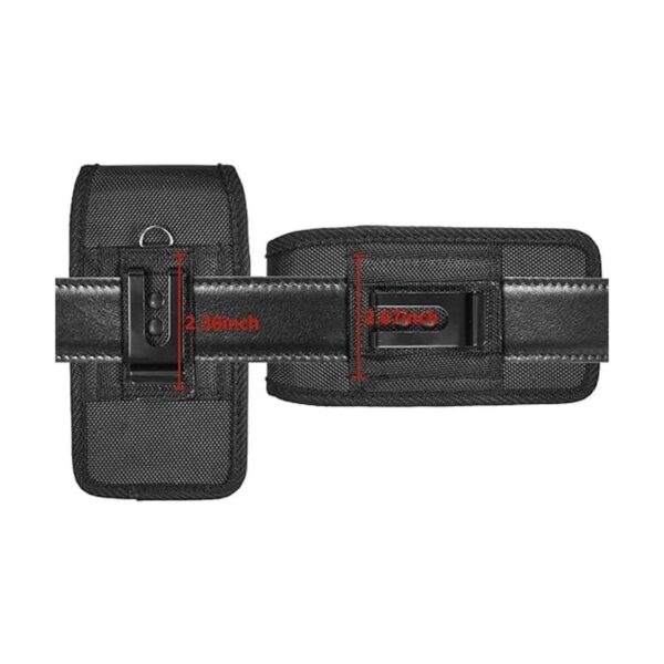 AISCELL Funda táctica con clip resistente de nailon negro_4