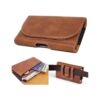 AIScell Funda tipo cartera marrón para Galaxy S22 Ultra_1