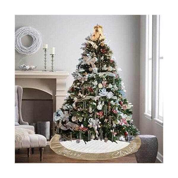 AISENO Falda de árbol de Navidad de 48 pulgadas de_4