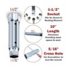 EWH03 Kit de ajuste de calentador de agua eléctrico con