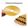 Cuchillas rotativas de titanio de 1.57 pulgadas paquete