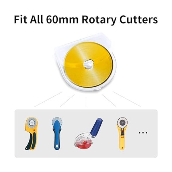 Cuchillas rotativas de titanio de 1.57 pulgadas paquete
