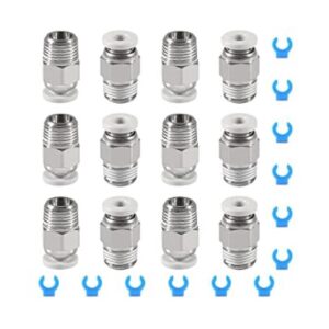 AITIAO 12 piezas PC4M10 macho recto neumático PTFE tubo de_1