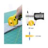 Cuchillas rotativas de titanio de 1.57 pulgadas paquete