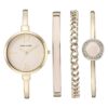 Anne Klein Juego de reloj tipo pulsera para mujer y_1